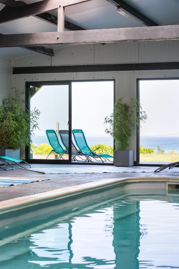 La Metairie-Du-Vauhariot - Vue Mer Et Mont Saint Michel - Piscine Chauffee - Acces Gr34 Cancale Exteriör bild