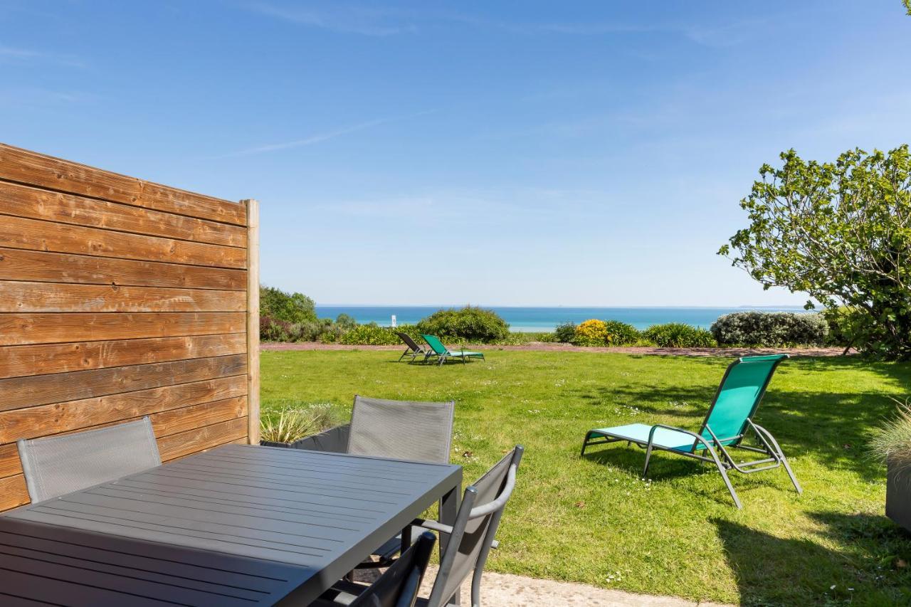 La Metairie-Du-Vauhariot - Vue Mer Et Mont Saint Michel - Piscine Chauffee - Acces Gr34 Cancale Exteriör bild