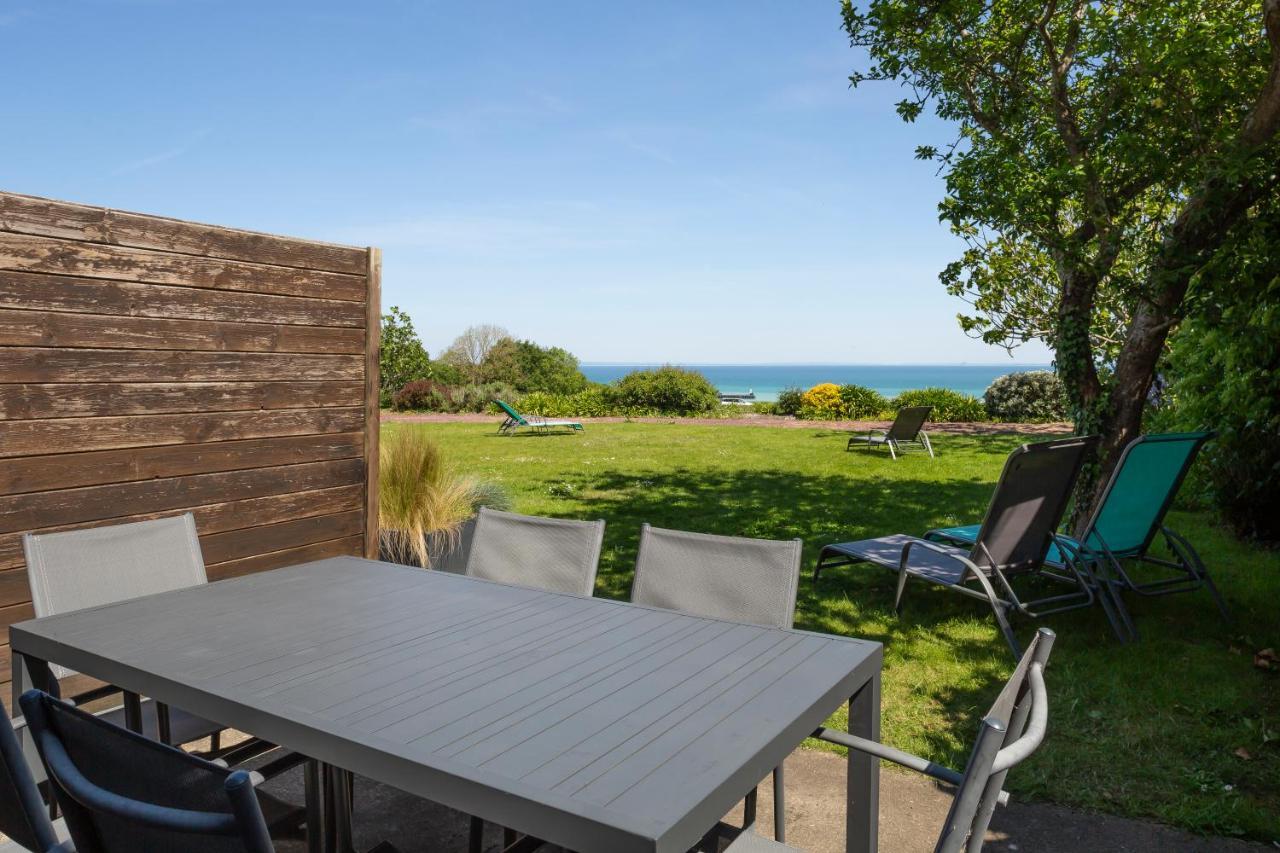 La Metairie-Du-Vauhariot - Vue Mer Et Mont Saint Michel - Piscine Chauffee - Acces Gr34 Cancale Exteriör bild