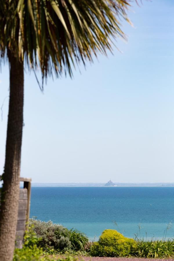 La Metairie-Du-Vauhariot - Vue Mer Et Mont Saint Michel - Piscine Chauffee - Acces Gr34 Cancale Exteriör bild